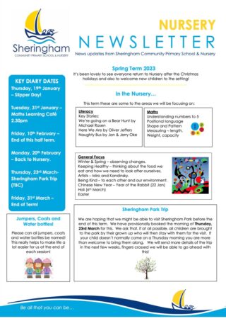 Nursery Newsletter Spring 2023