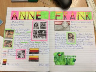 Anne Frank Writing 1